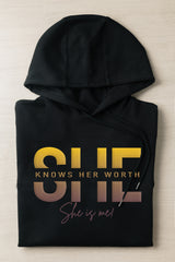 She Knows Her Worth Hoodie