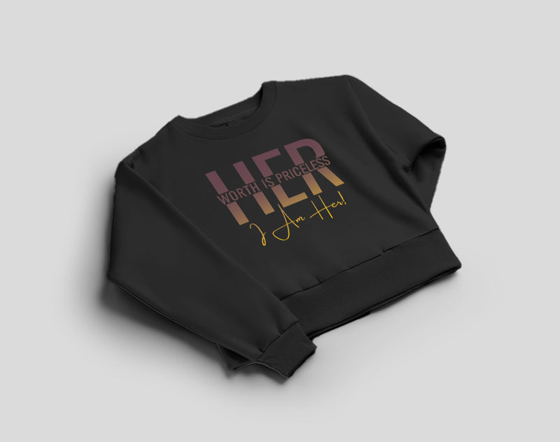 Her Worth Is Priceless Sweatshirt