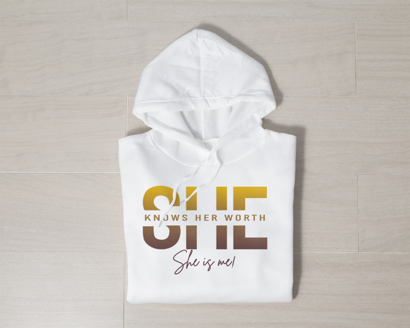She Knows Her Worth Hoodie