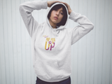Never Give Up Pull Over Hooded Sweatshirt Young Queen Edition